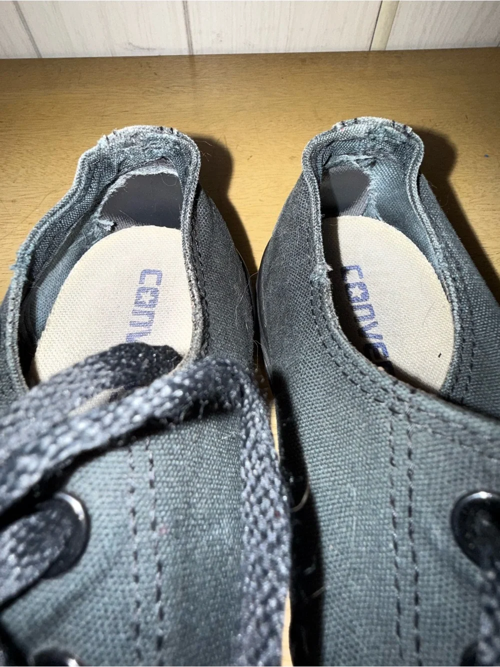 Converse Black Canvas Low-Top Sneakers - Picture 6 of 6